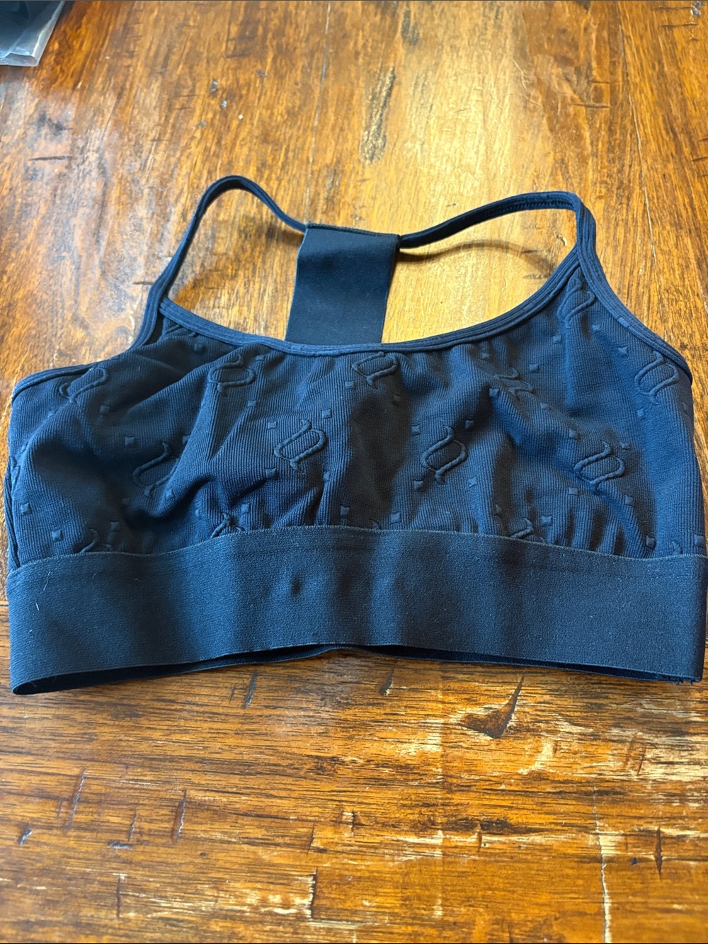 Noli Black Racerback Sports Bralette